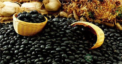 醋泡生黑豆的功效