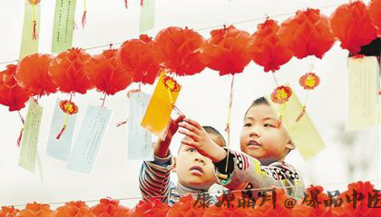 元宵节为什么要猜灯谜