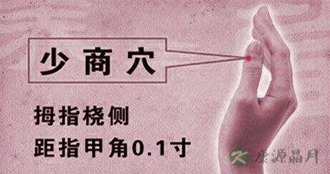 少商穴的按摩手法