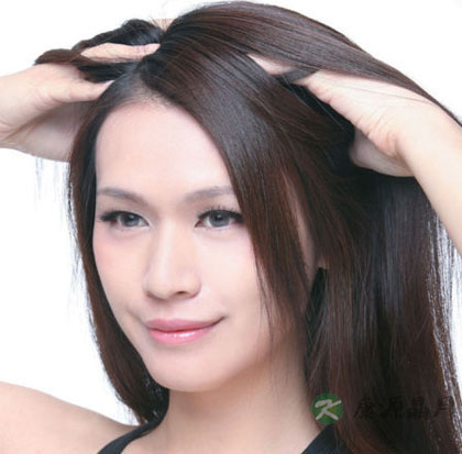 头皮按摩养秀发