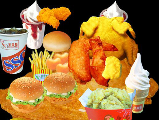 垃圾食物好看好吃却伤身