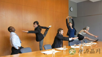 办公室健身操 上班族动起来