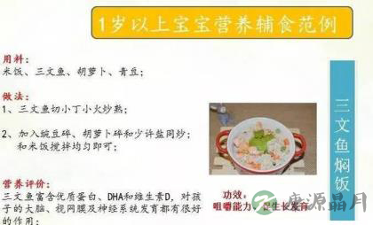 宝贝功能性营养辅食推荐