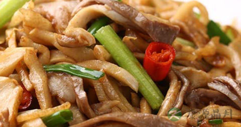 猪肚和什么一起炒