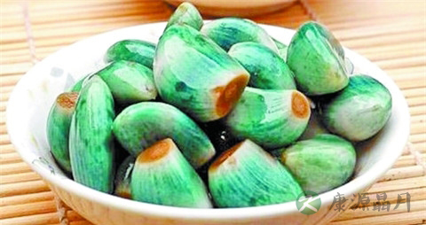 腊八蒜为什么会变绿