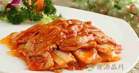 辣白菜炒五花肉的营养价值