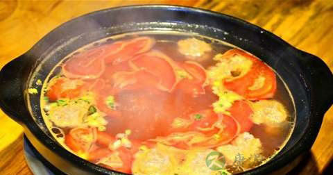 西红柿肉片汤怎么做最有营养