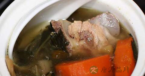 润肺菜干汤什么时候放调料