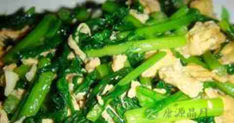 茼蒿炒鸡蛋的营养价值