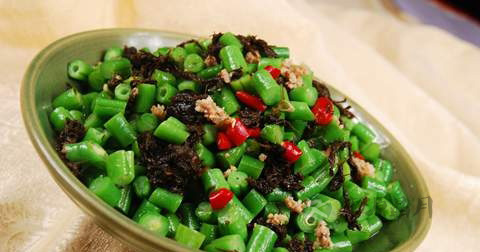 橄榄菜炒豆角的营养价值