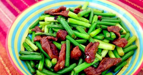 蒜苔炒肉怎么做最有营养