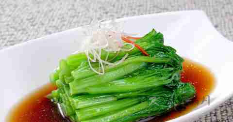白灼菜心什么时候放调料