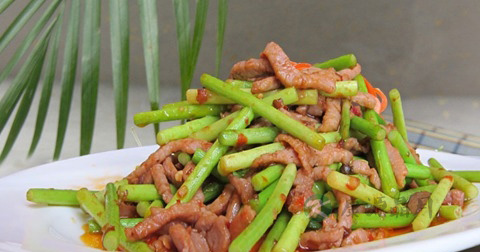 蒜苔炒肉怎么做最有营养
