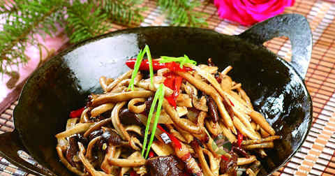 茶树菇炒腊肉怎么做最有营养
