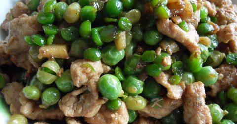 青豆炒肉的营养价值
