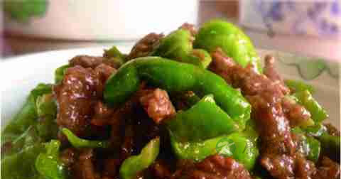 青椒炒牛肉什么时候放调料