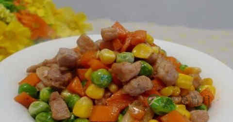 青豆炒肉怎么做最有营养