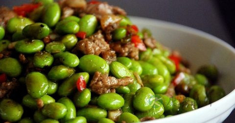 青豆炒肉的营养价值