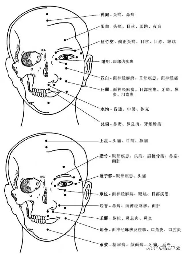 全身穴位治疗口诀大全，配图精华版，想学经络穴位的必须收藏