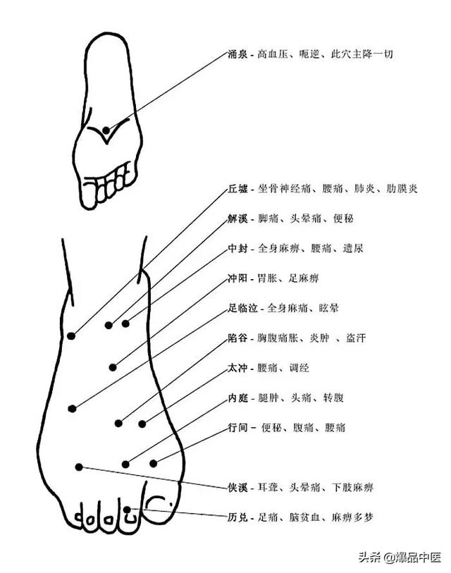 图解-人体穴位、经脉及对应疾病大全